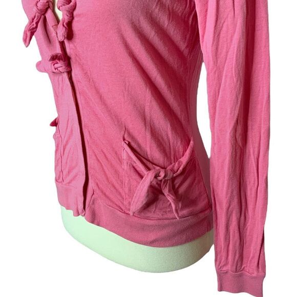 LEIFSDOTTIR for ANTHROPOLOGIE snap front tie details top size XS - Picture 6 of 13